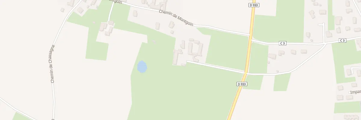 Plan du 1516 Rte Departementale 933 à Garnerans