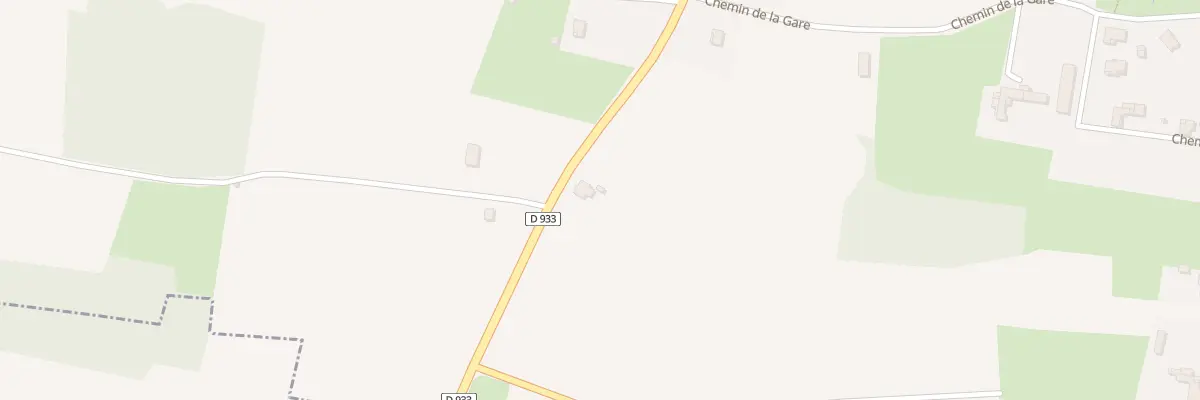 Plan du 1987 Rte Departementale 933 à Garnerans