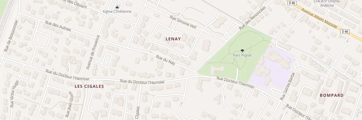 Plan du 9 Rue annette courtial à Livron-sur-Drôme
