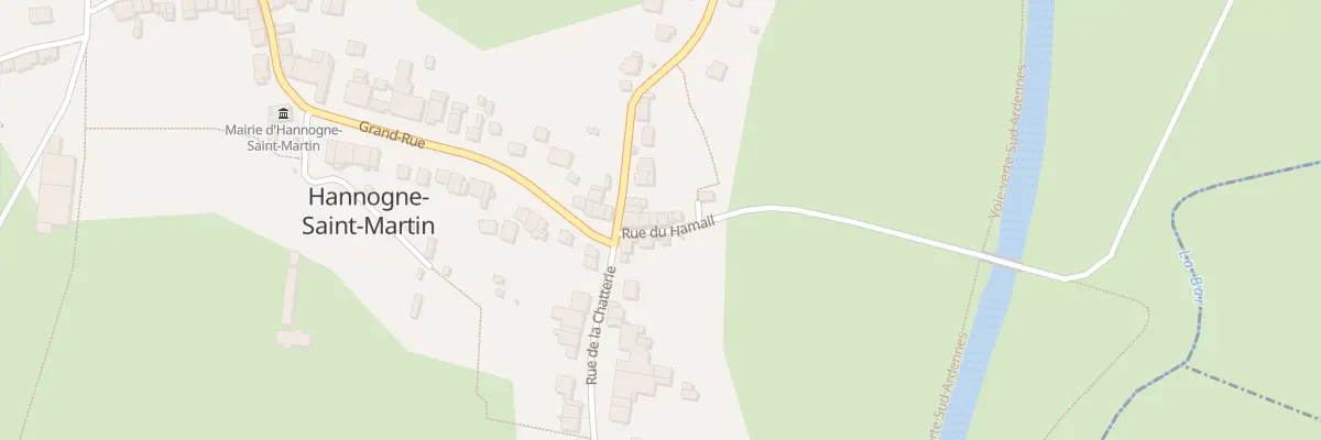 Plan du 7 Rue du Hamail à Hannogne-Saint-Martin