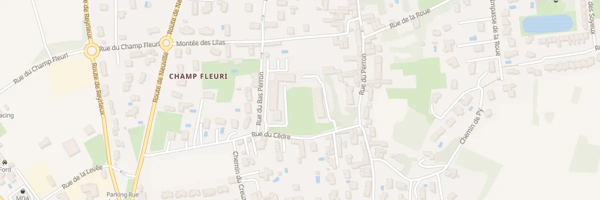 Plan du 44 Rue du Cèdre à Genay
