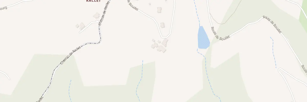 Plan du 5060 Boudet à Châteaubourg