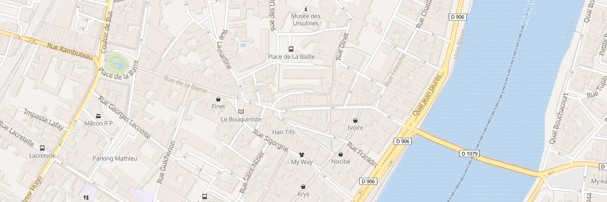 Plan du 34 Rue Philibert Laguiche à Mâcon