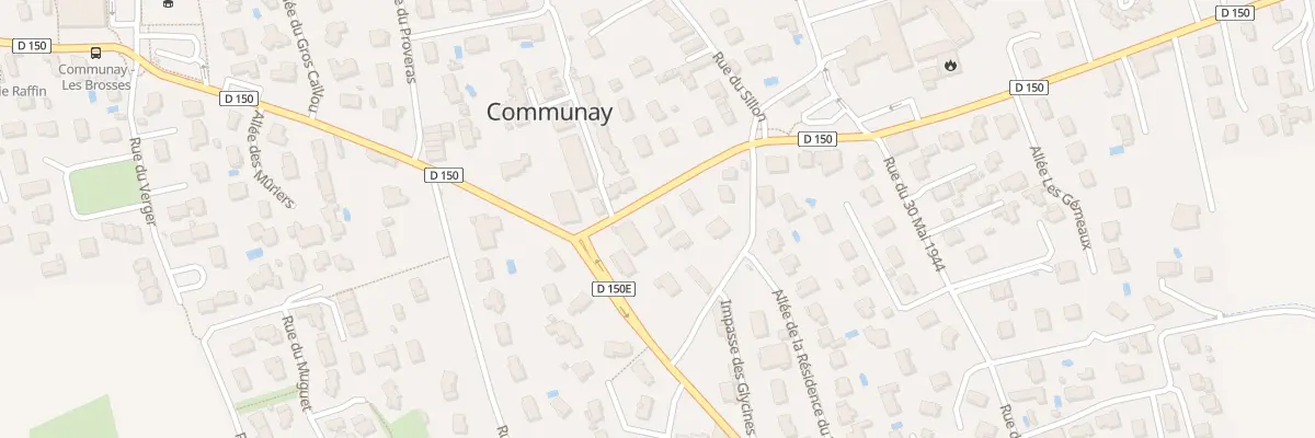 Plan du 5B Rte de Ternay à Communay