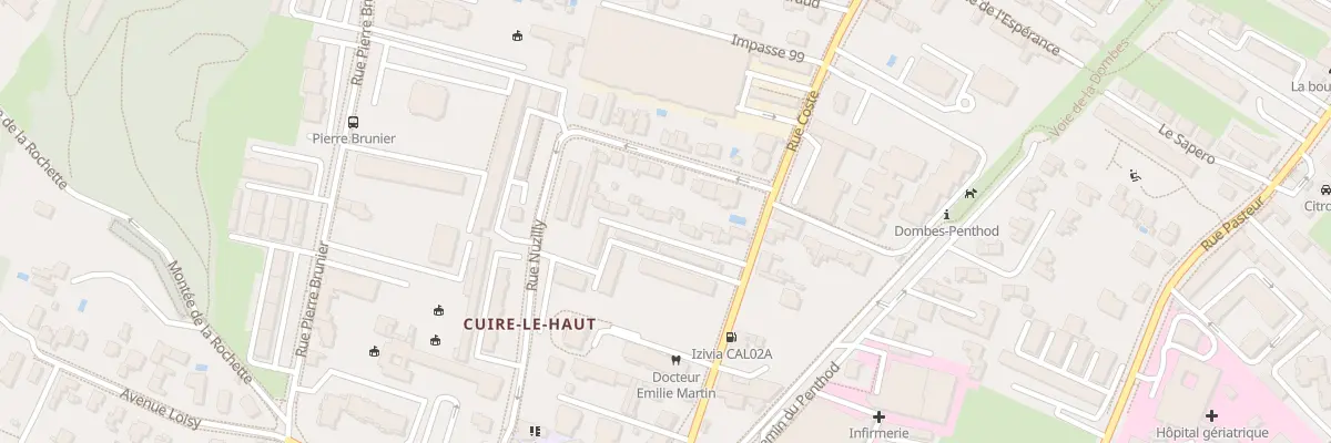 Plan du 3 All Manus à Caluire-et-Cuire