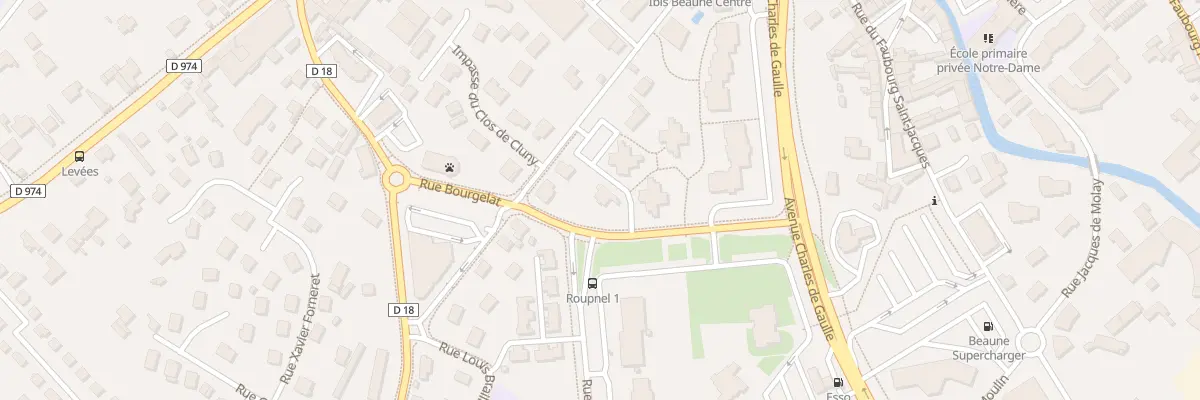 Plan du 21 Rue Henri Dunant à Beaune