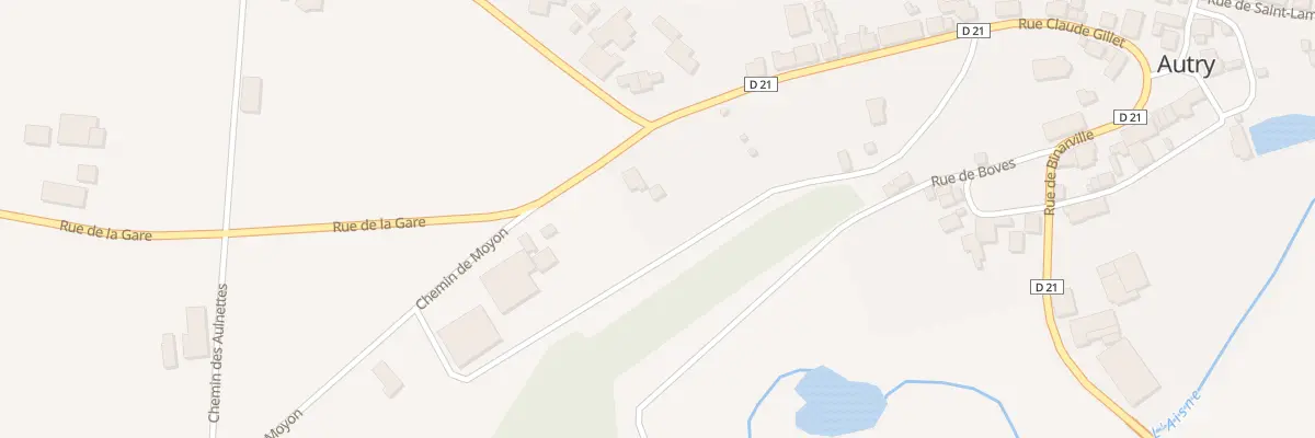 Plan du 1 Rue de la Gare à Autry