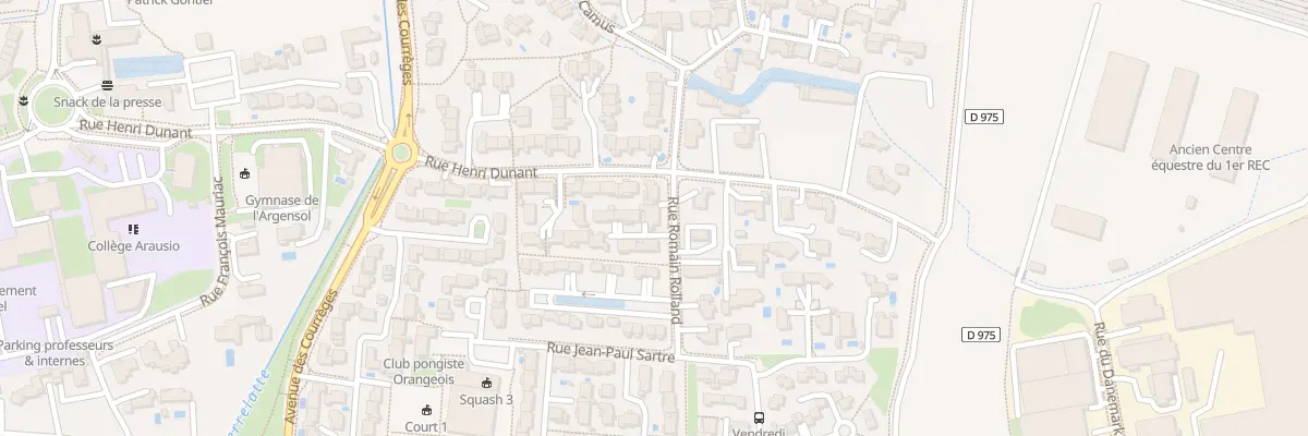 Plan du 42 Rue Romain Rolland à Orange