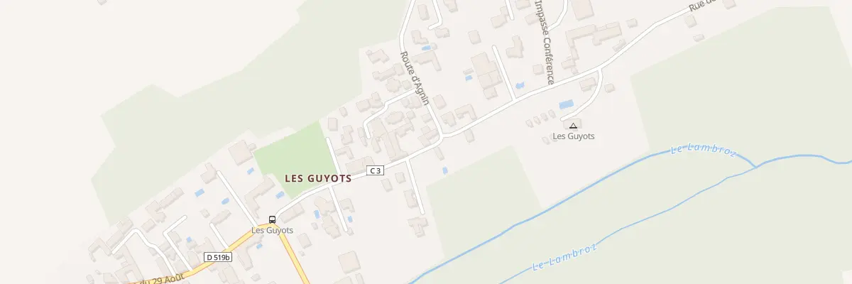 Plan du 21 Rue des Guyots à Chanas