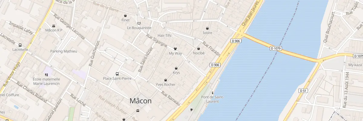 Plan du 1 Rue Sigorgne à Mâcon