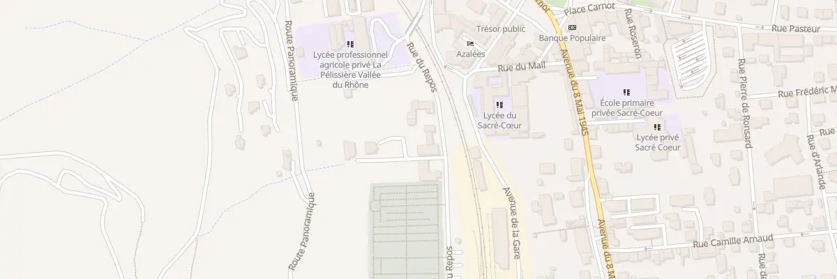 Plan du 8T Rue du Repos à Tournon-sur-Rhône
