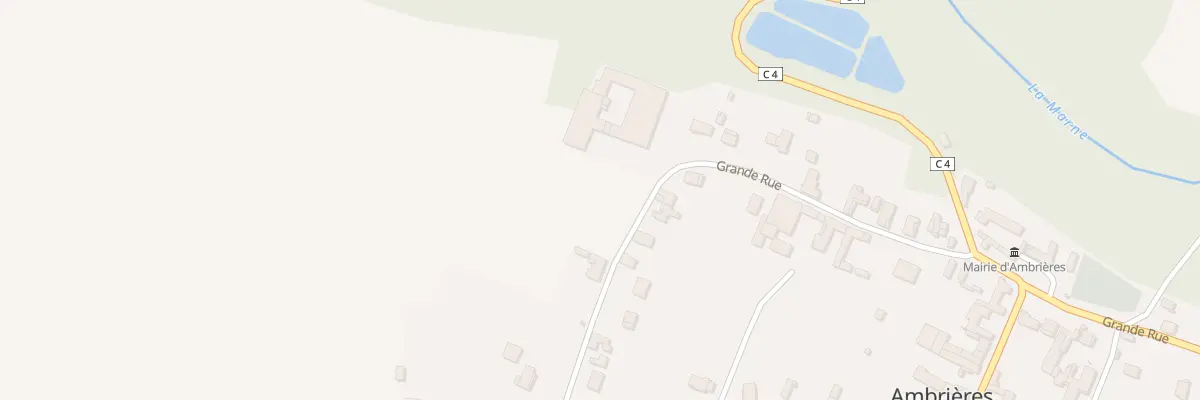 Plan du 44 Grande Rue à Ambrières