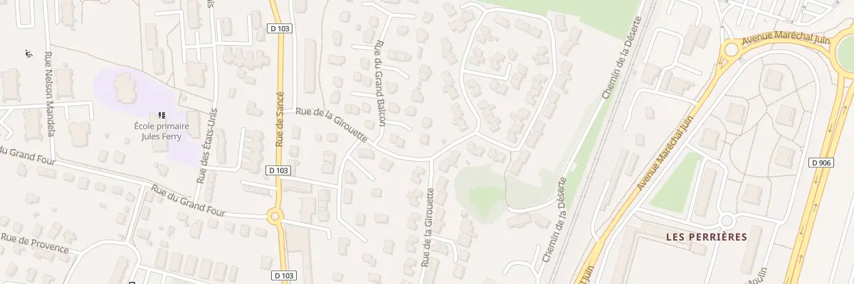 Plan du 28 Rue du Grand Balcon à Mâcon