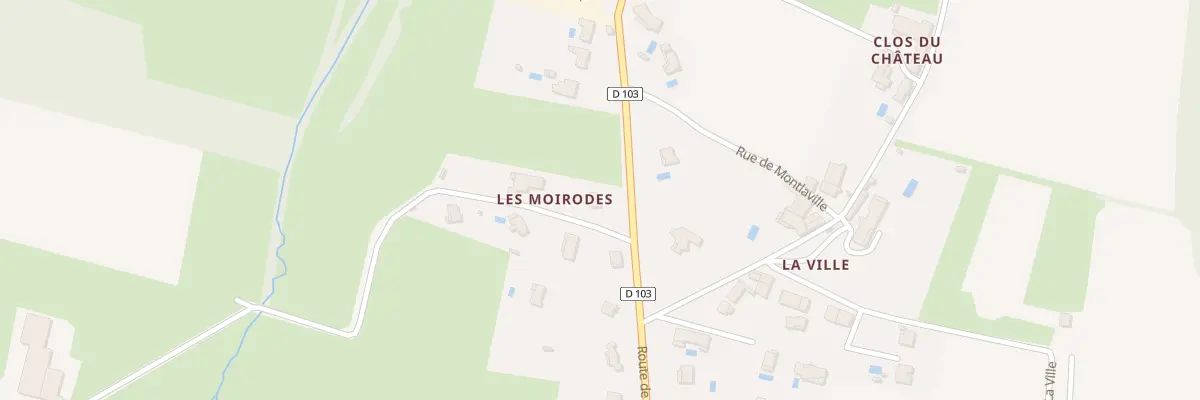 Plan du 2 Che des Moirodes à Charbonnières