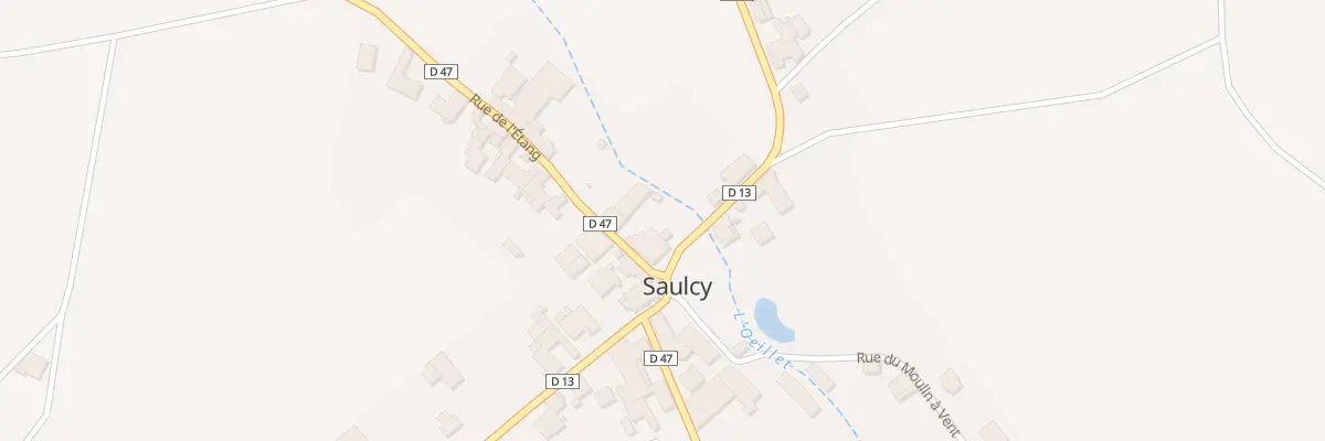 Plan du 1 Rue de l’Etang à Saulcy