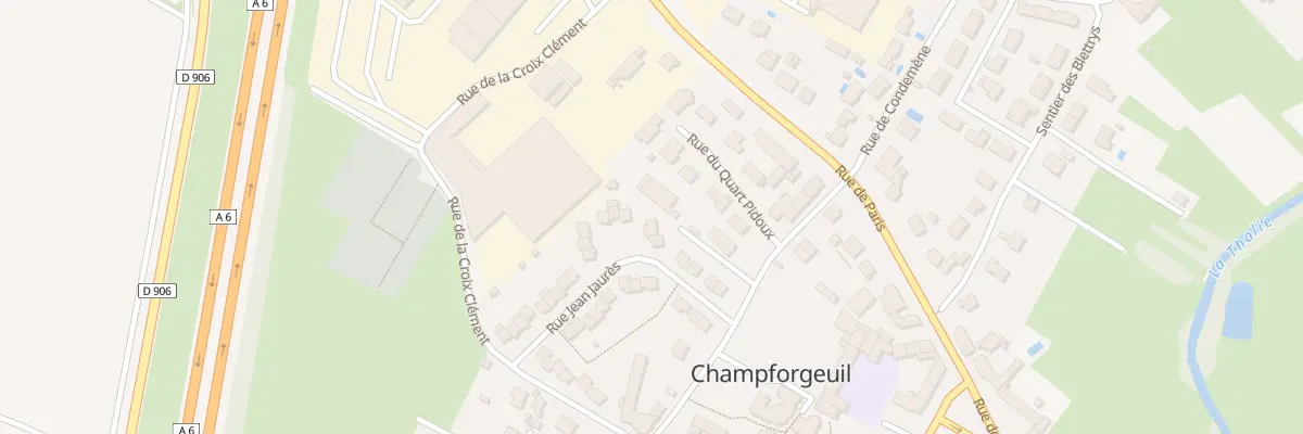 Plan du 12 Rue Jean Jaurès à Champforgeuil