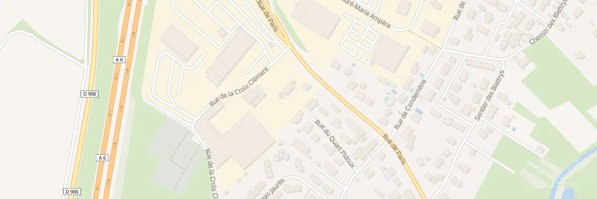 Plan du 91B Rue de Paris à Champforgeuil