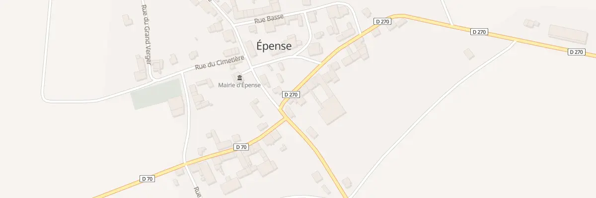 Plan du 2 Rte de la Neuville à Épense