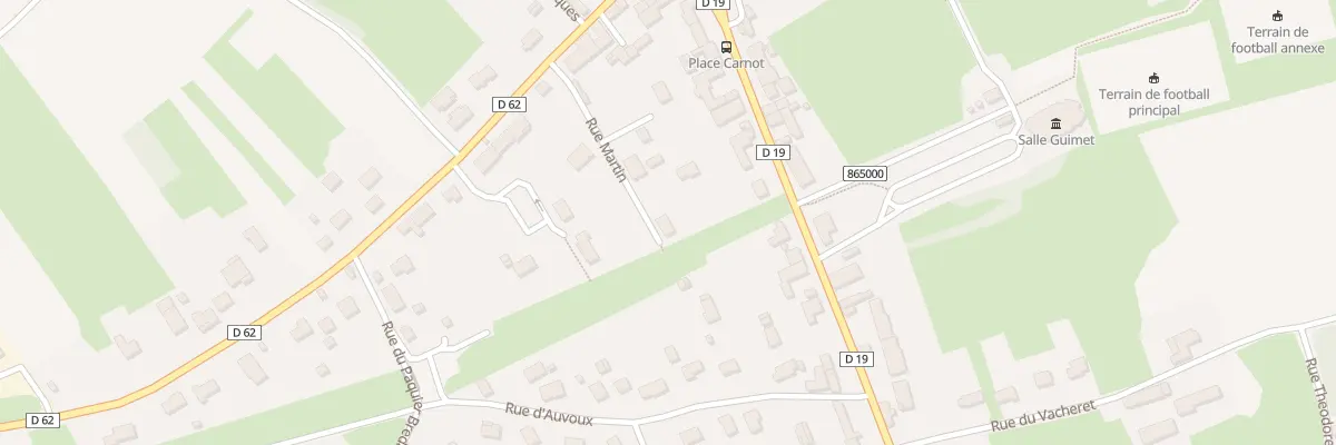 Plan du 7 Rue Martin à Demigny
