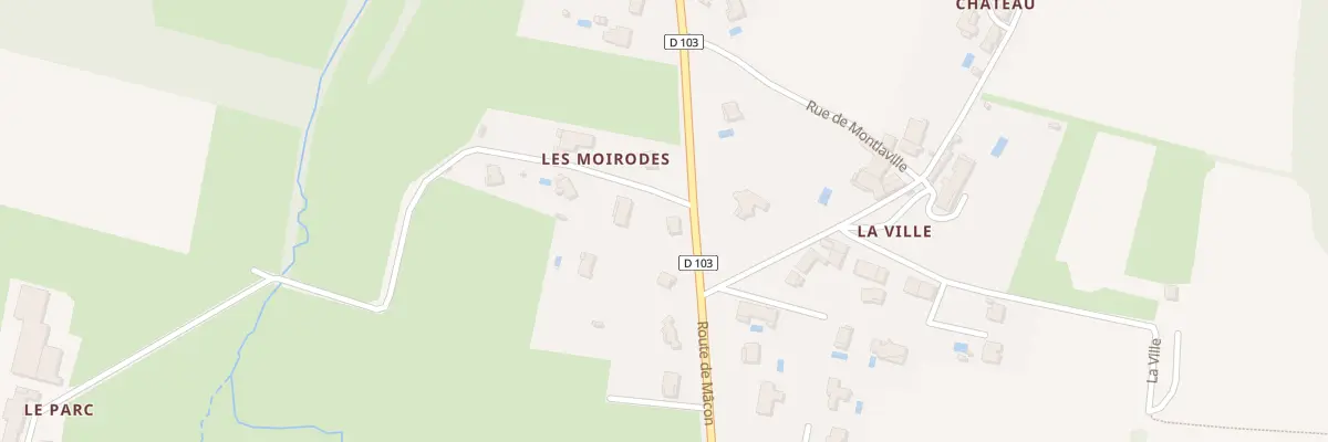 Plan du 1 Che des Moirodes à Charbonnières