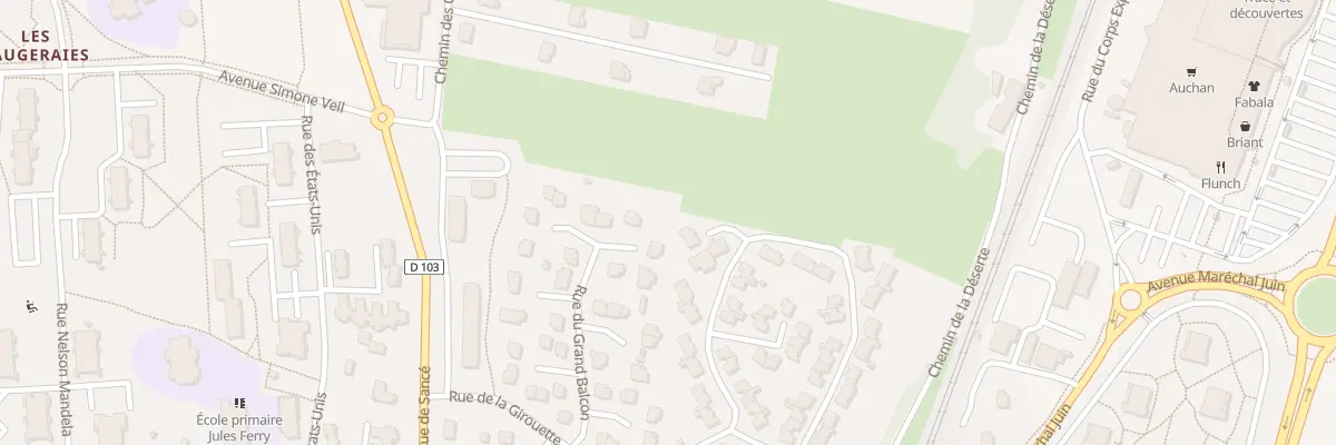 Plan du 152 Rue du Grand Balcon à Mâcon