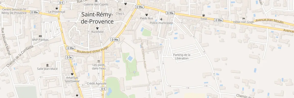 Plan du 6 Rue Marius Jouveau à Saint-Rémy-de-Provence