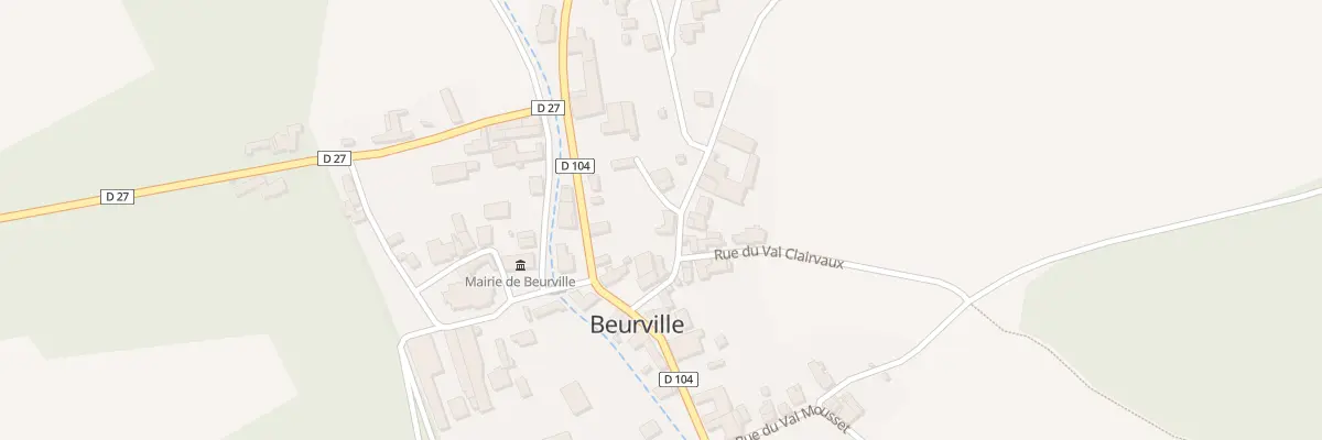 Plan du 3 Rue des Crets à Beurville