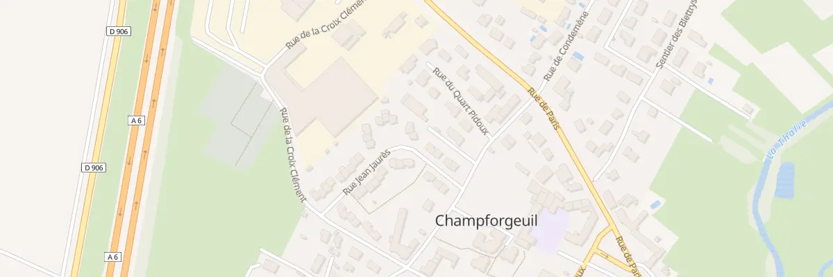 Plan du 10 Rue Jean Jaurès à Champforgeuil