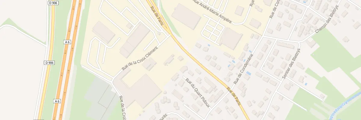 Plan du 91 Rue de Paris à Champforgeuil