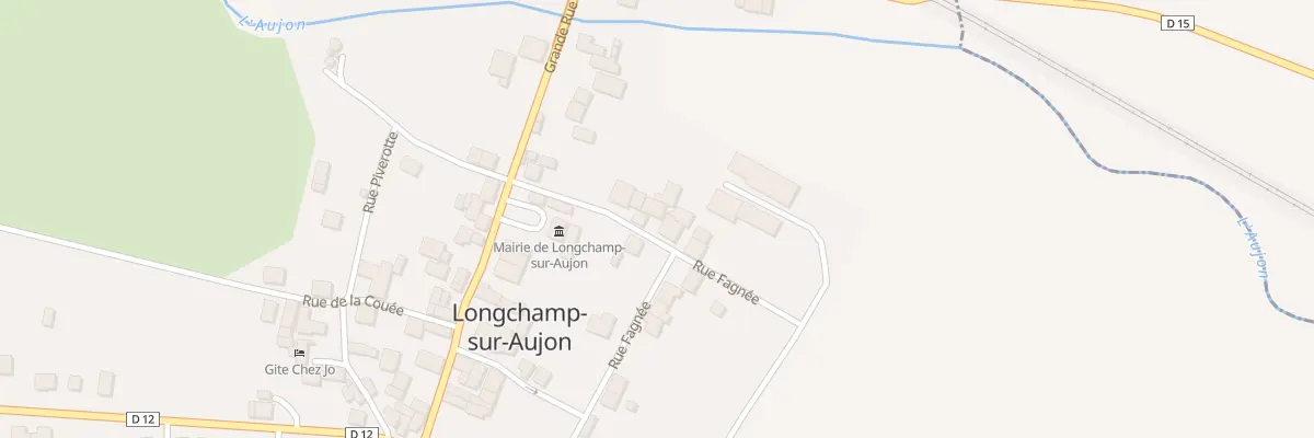 Plan du 7 Rue Fagnée à Longchamp-sur-Aujon