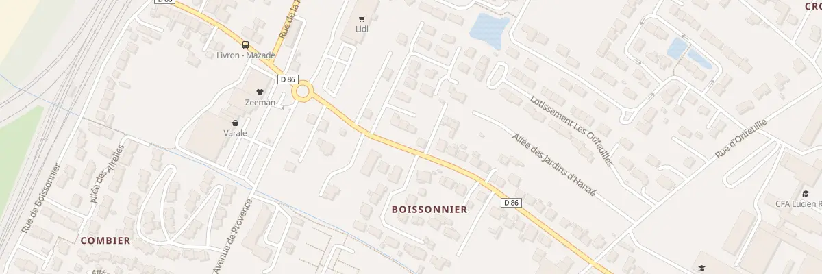 Plan du 102 Av Albert Mazade à Livron-sur-Drôme