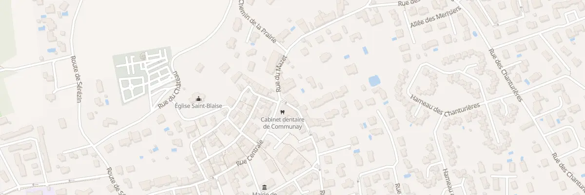 Plan du 36 Rue des Bonnières à Communay