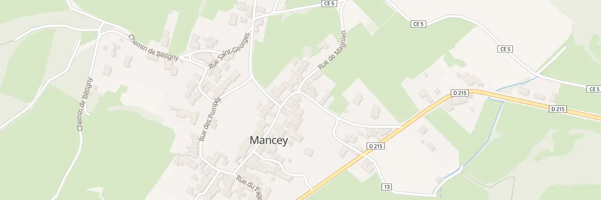 Plan du 1 Rue Charles Millot à Mancey