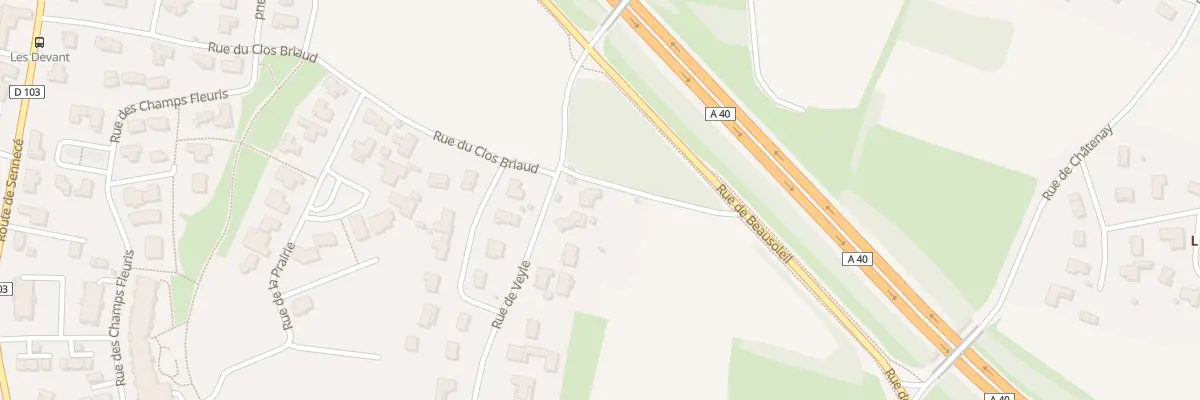 Plan du 18 Rue de Veyle à Sancé