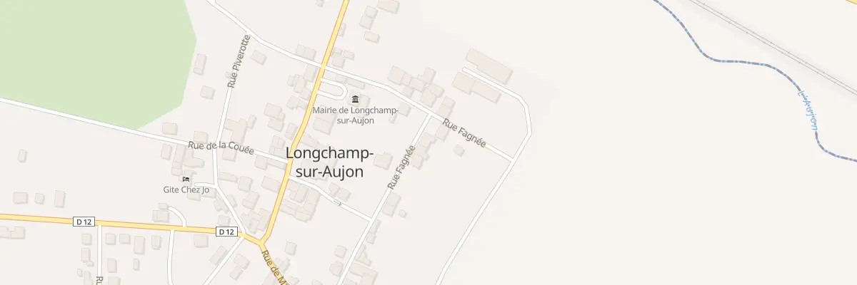 Plan du 19 Rue Fagnée à Longchamp-sur-Aujon