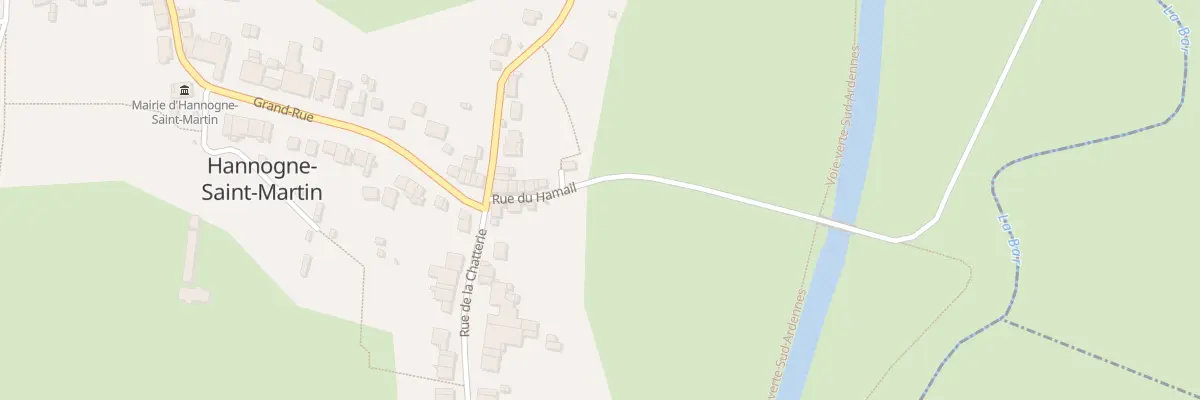 Plan du 8 Rue du Hamail à Hannogne-Saint-Martin