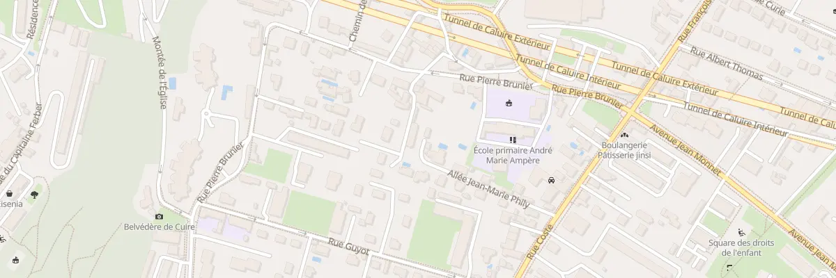 Plan du 121 Rue Coste à Caluire-et-Cuire