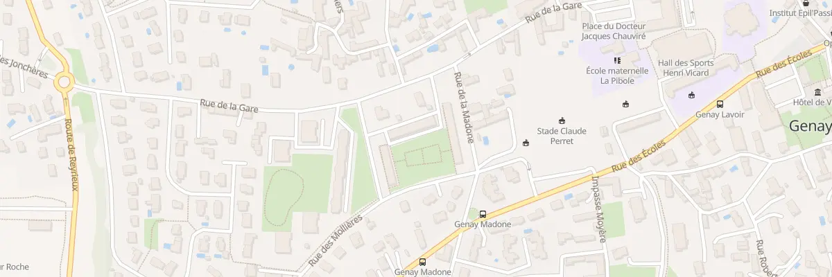 Plan du 20 Rue des Mollieres à Genay