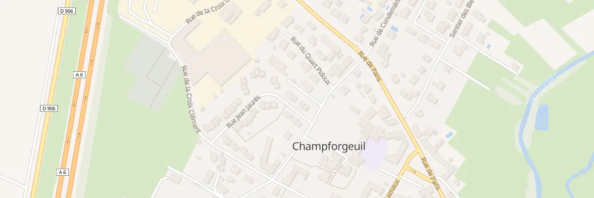 Plan du 6 Rue Jean Jaurès à Champforgeuil