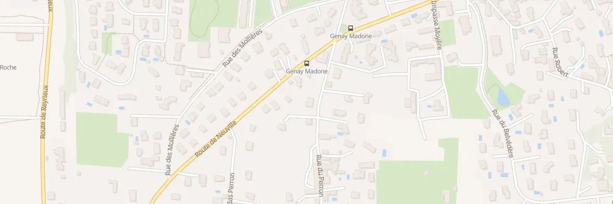Plan du 100 Rue du Perron à Genay