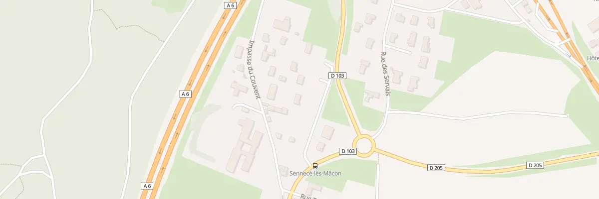 Plan du 80 All des Combettes à Mâcon