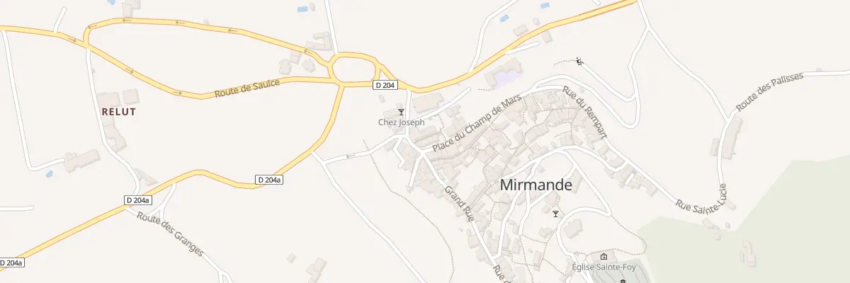 Plan du 35 Rue Andre Lothe à Mirmande