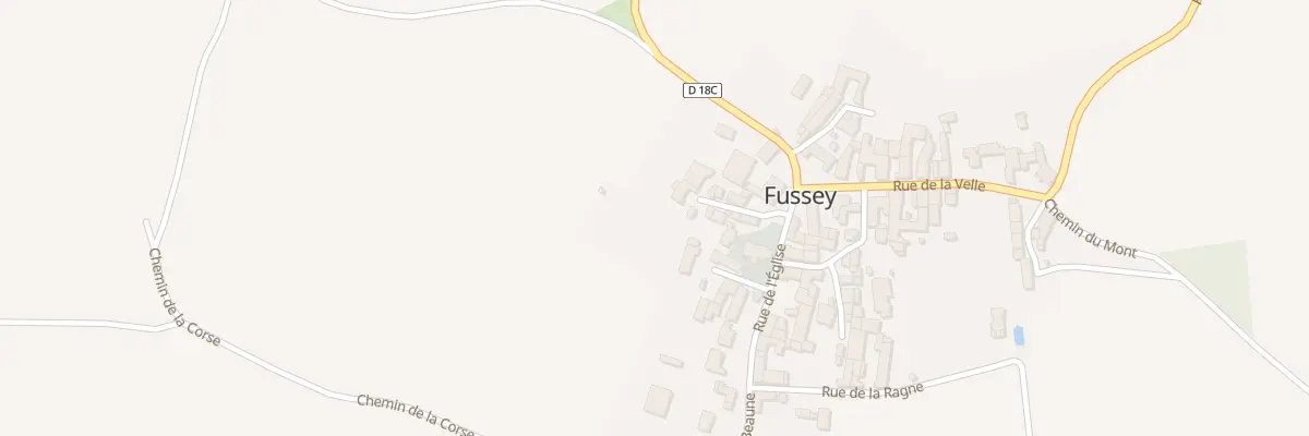Plan du 4 Rue de l’Ecole à Fussey