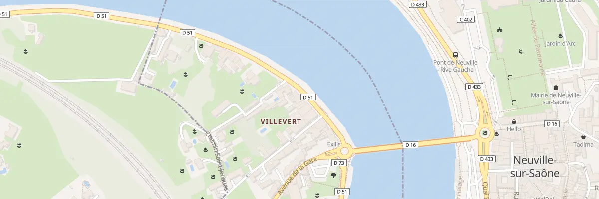 Plan du 16 Quai de Villevert à Albigny-sur-Saône