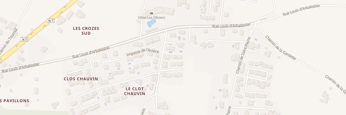 Plan du 55A Rue des cigales à Loriol-sur-Drôme