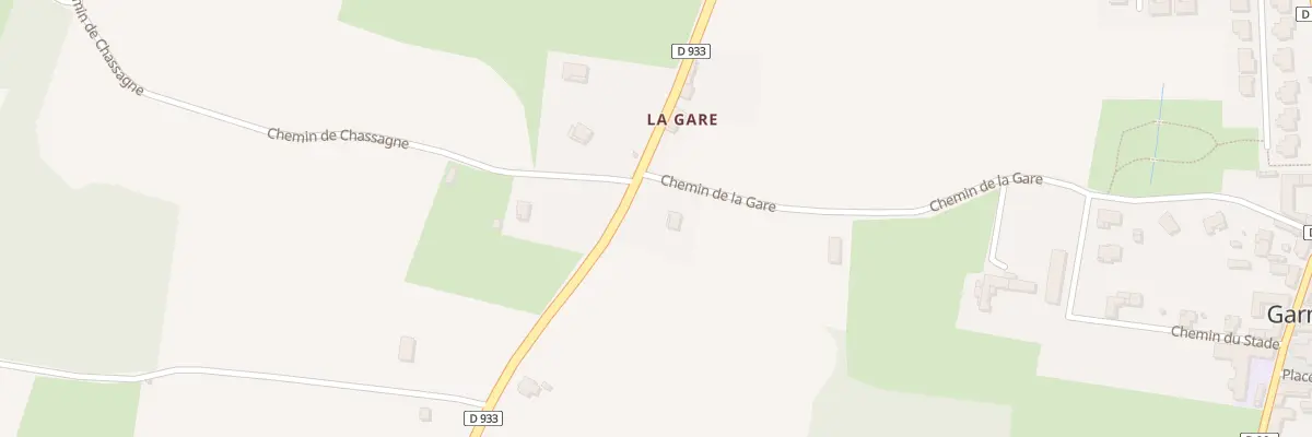 Plan du 505 Che de la Gare à Garnerans
