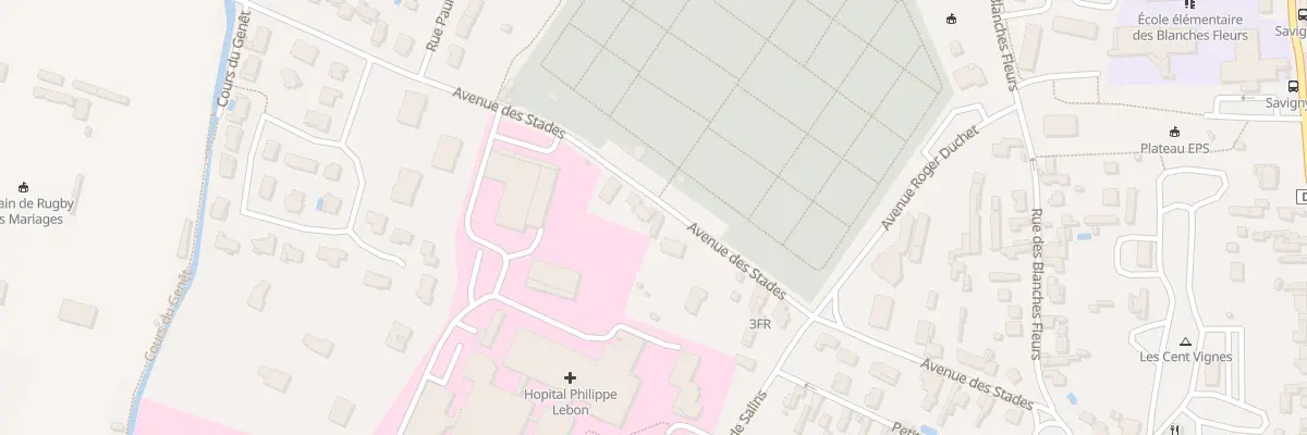 Plan du 19B Av des Stades à Beaune
