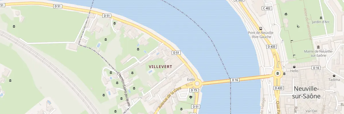 Plan du 17 Villevert à Albigny-sur-Saône