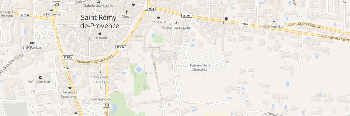 Plan du 13 Rue Marius Jouveau à Saint-Rémy-de-Provence