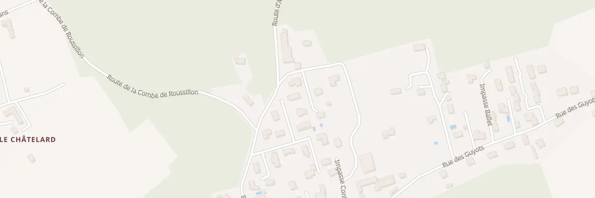 Plan du 52 Imp des Merles à Chanas